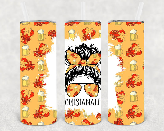 Louisiana Life #louisianalife 20 oz Skinny Tumbler