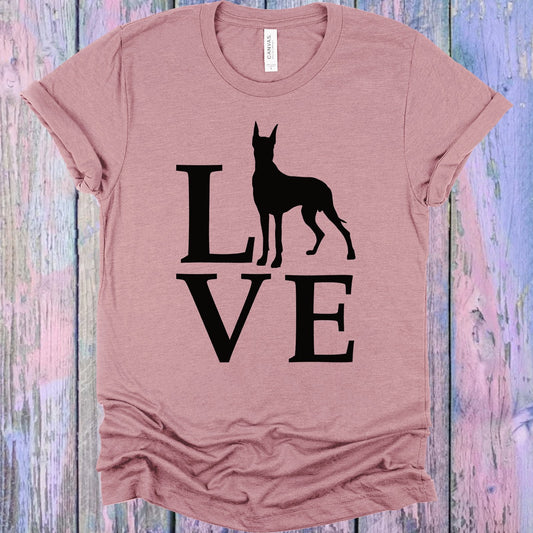 Love Great Dane Graphic Tee