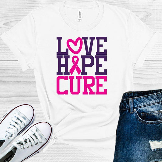 Love Hope Cure Graphic Tee