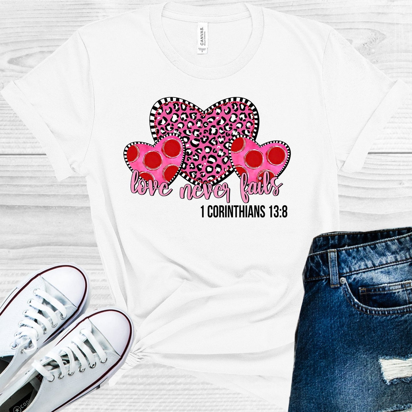 Love Never Fails Graphic Tee