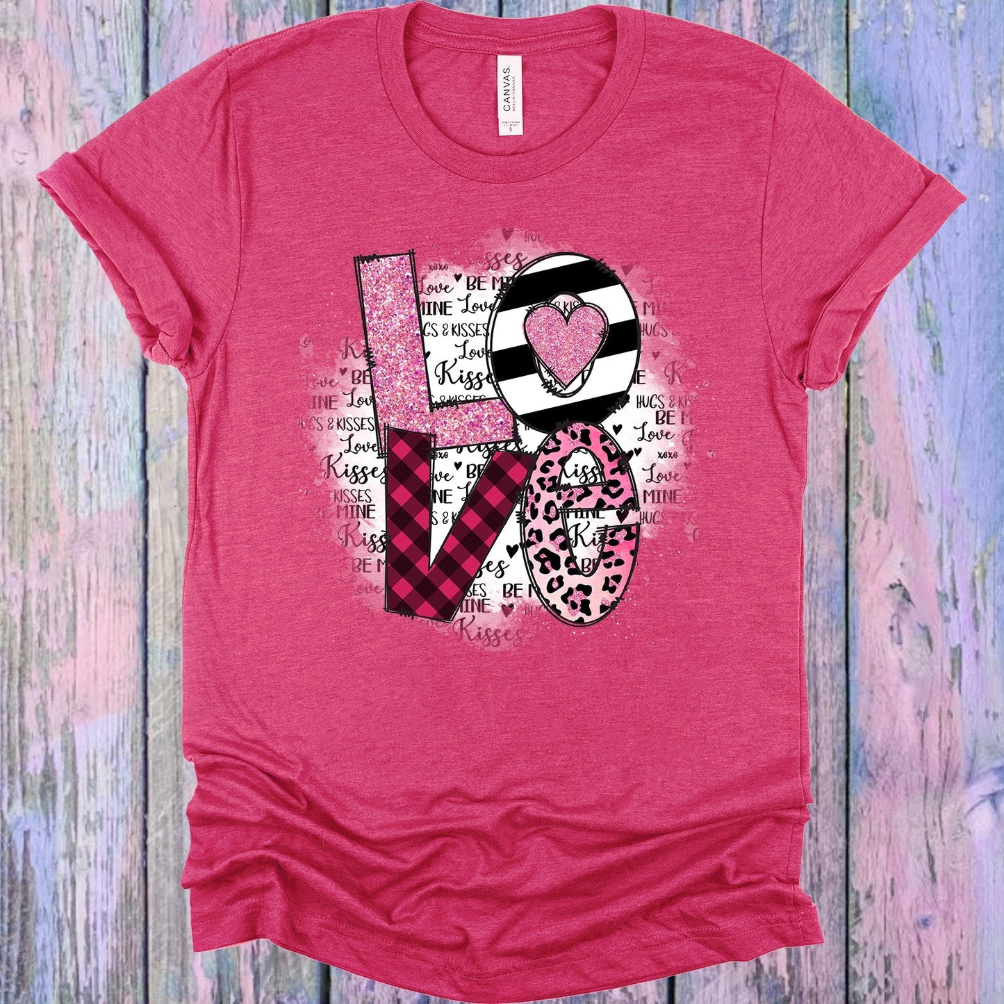 Love Patterned Graphic Tee