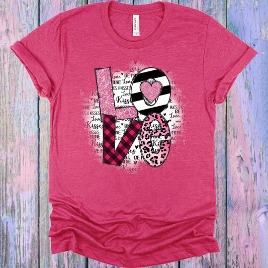 Love Patterned Graphic Tee