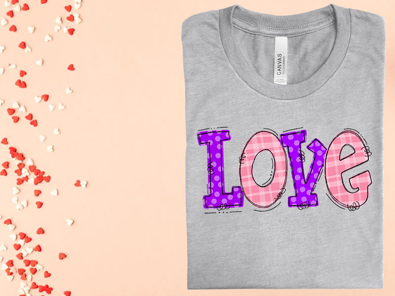Love Doodle Graphic Tee