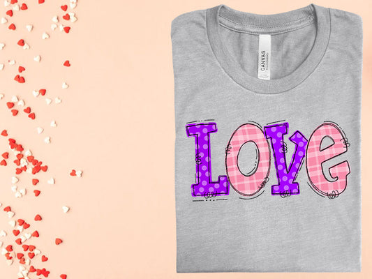 Love Doodle Graphic Tee