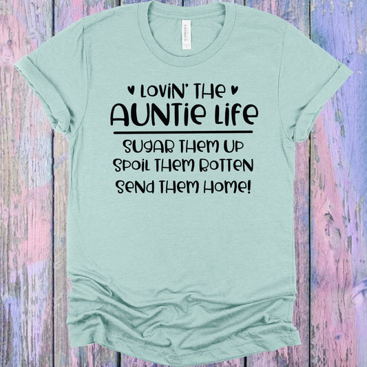 Lovin the Auntie Life Graphic Tee