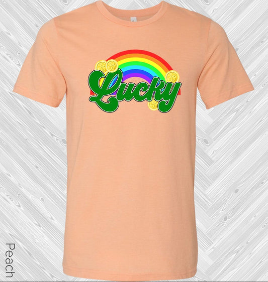 Lucky Rainbow St. Patrick's Day Graphic Tee