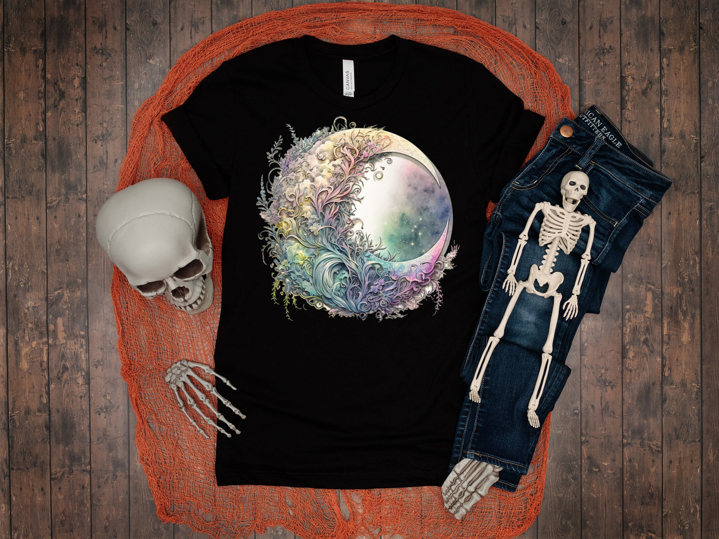 Pastel Witch Moon Graphic Tee