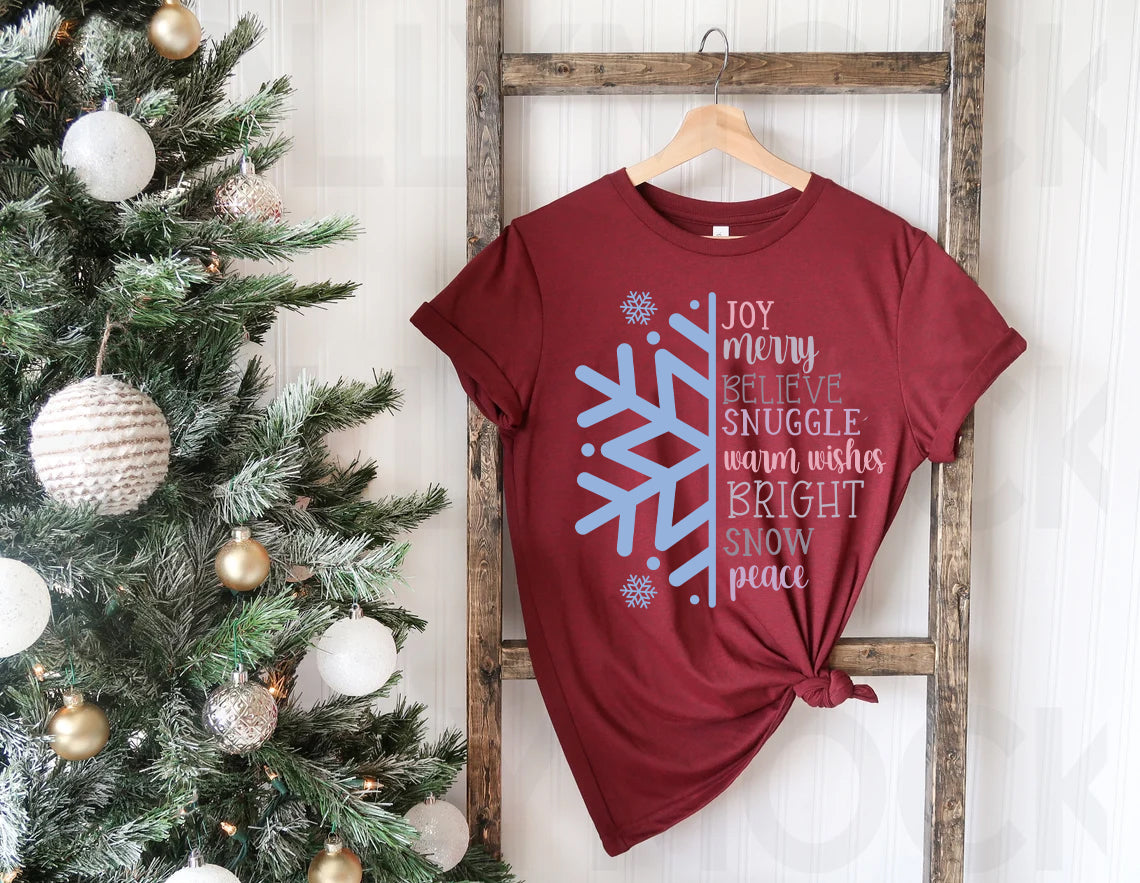 Warm Wishes Snowflake Graphic Tee