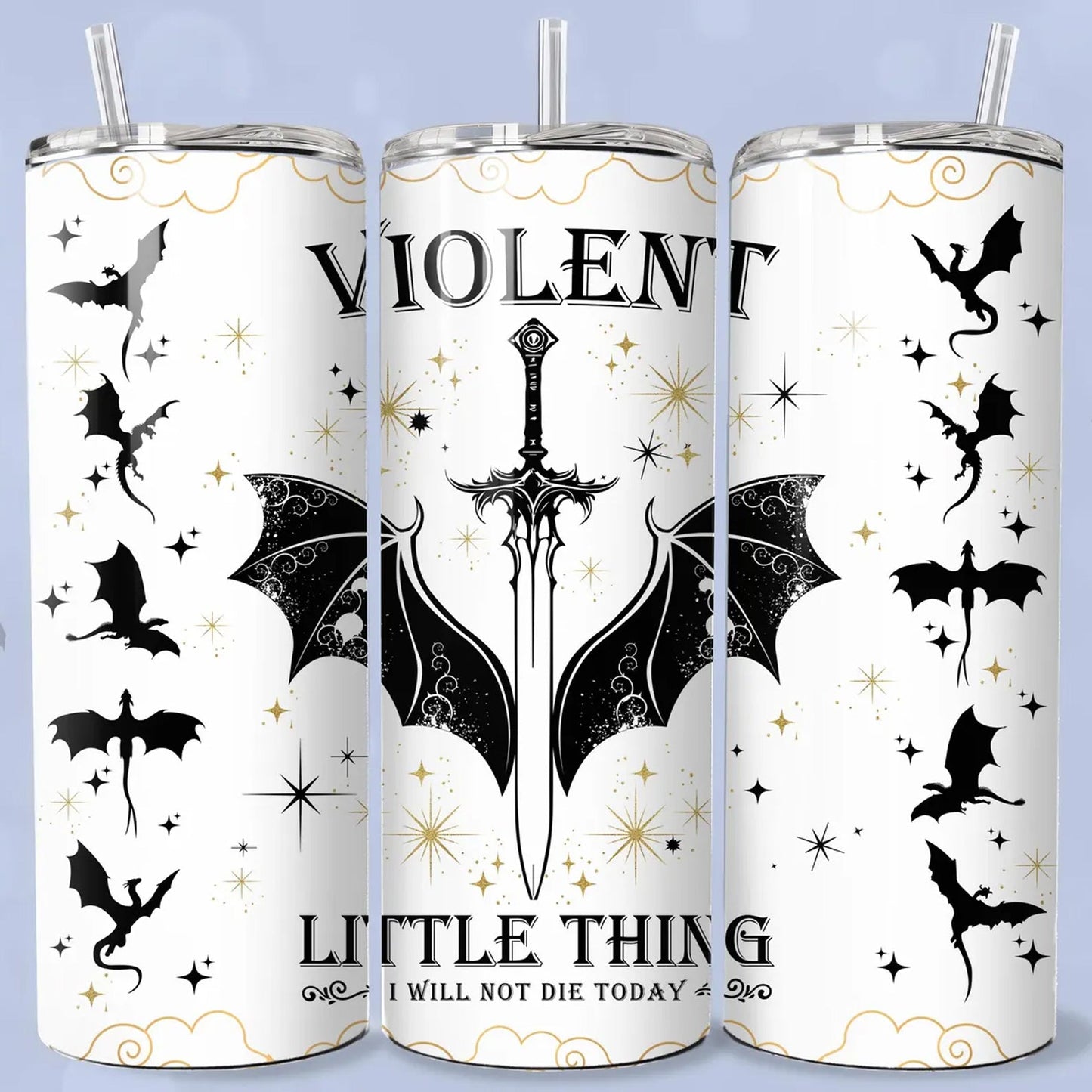 Violent Little Thing 20 oz Skinny Tumbler