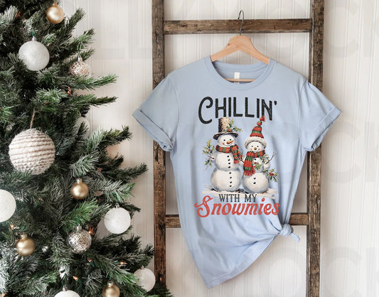 Chillin with My Snowmies Graphic Tee