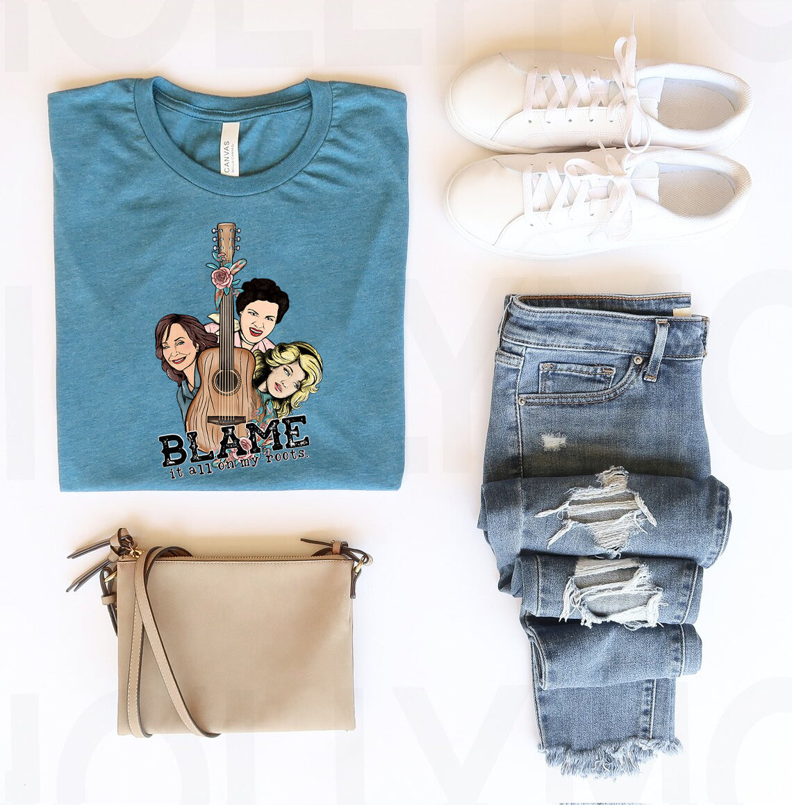 Blame It All On My Roots Graphic Tee