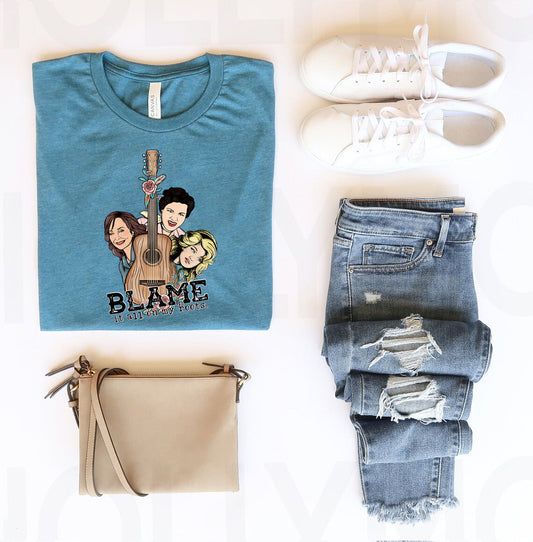 Blame It All On My Roots Graphic Tee