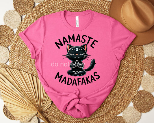 Namaste Madafakas Graphic Tee