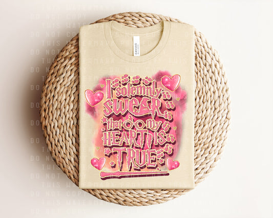 I Solemnly Swear That My Heart is True Graphic Tee