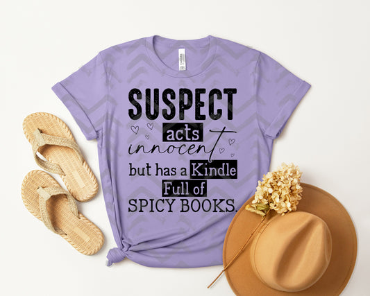 Suspect Acts Innocent Graphic Tee
