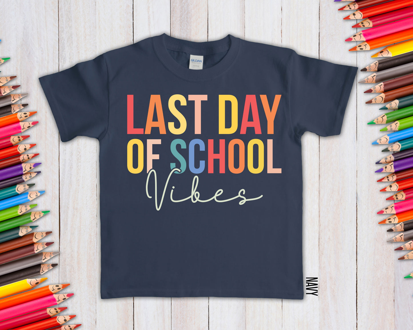 Last Day of School Vibes Graphic Tee