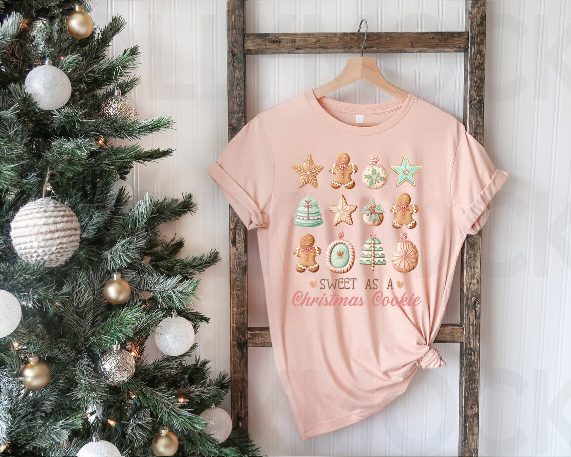 Sweet as a Christmas Cookie Graphic Tee