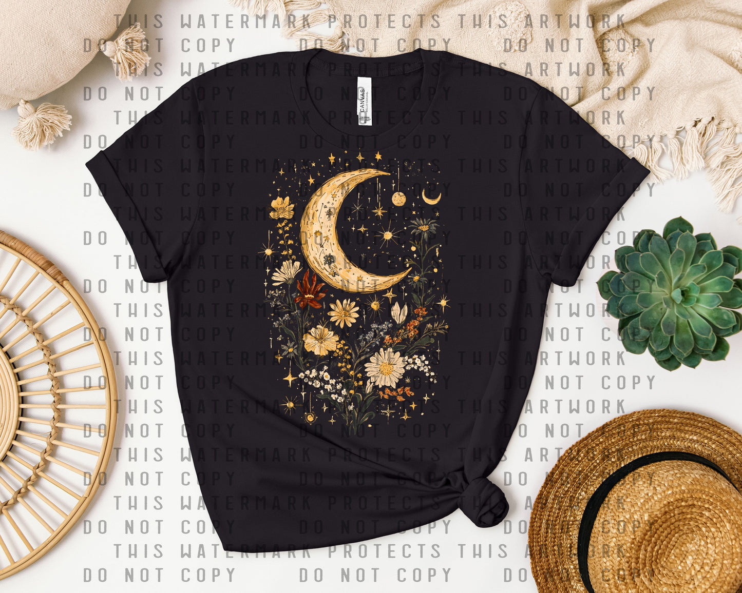 Dark World Moon Graphic Tee