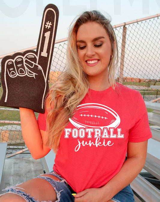 Football Junkie Graphic Tee