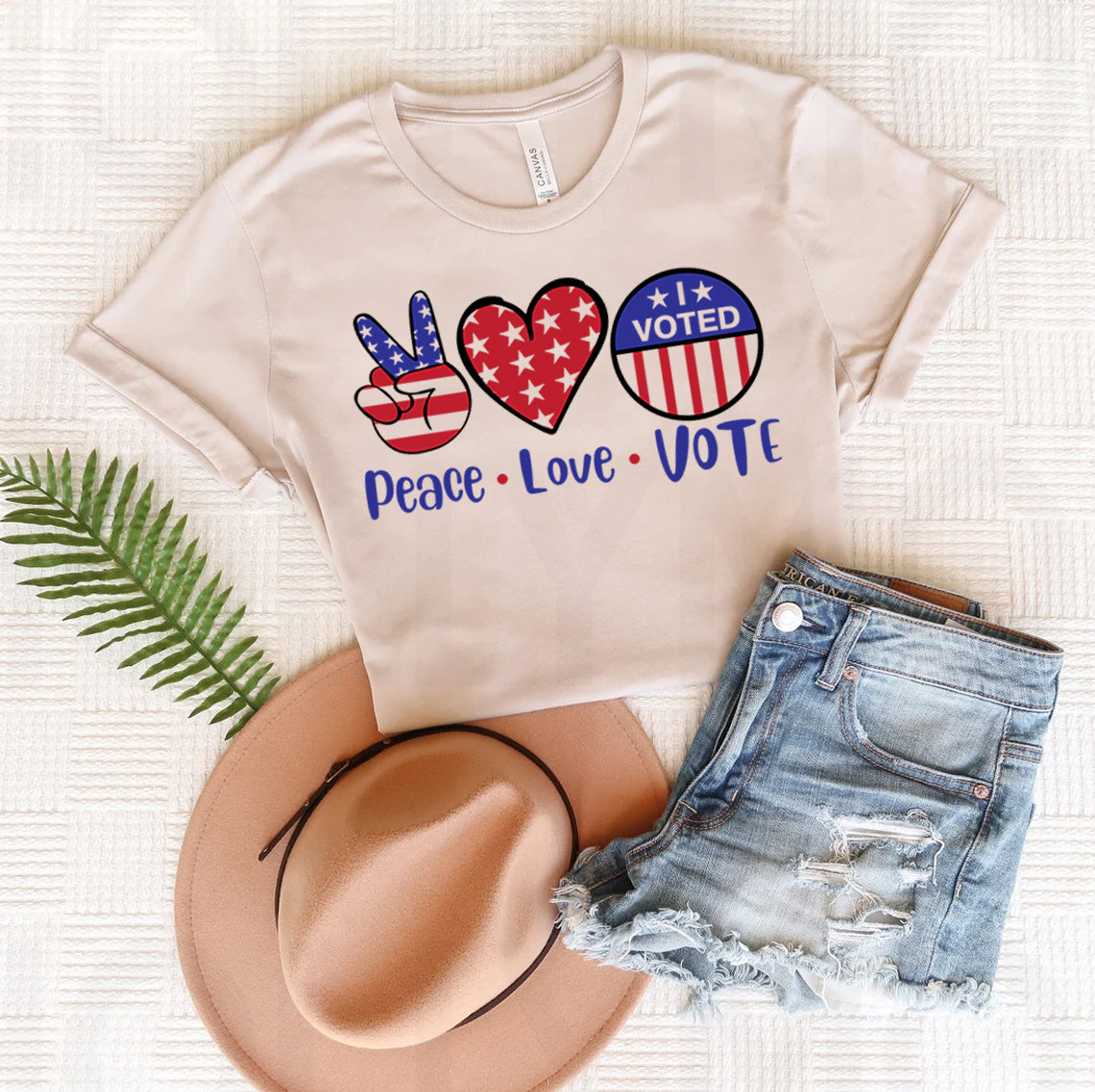 Peace Love Vote - Graphic Tee