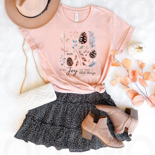 Find Joy in the Little Things Graphic Tee