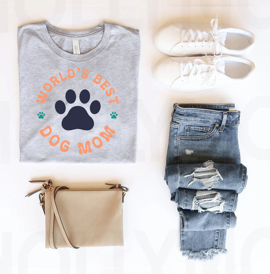 World's Best Dog Mom Graphic Tee