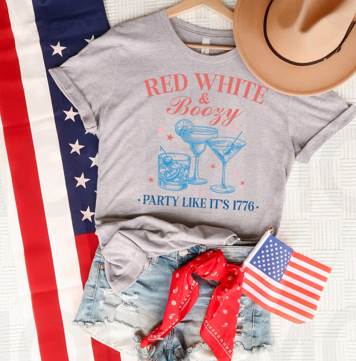 Red White & Boozy - Graphic Tee