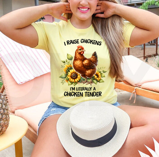 I Raise Chickens Graphic Tee
