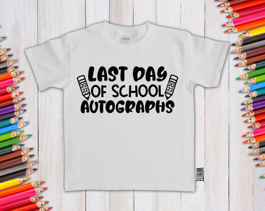 Last Day of School Autographs Graphic Tee