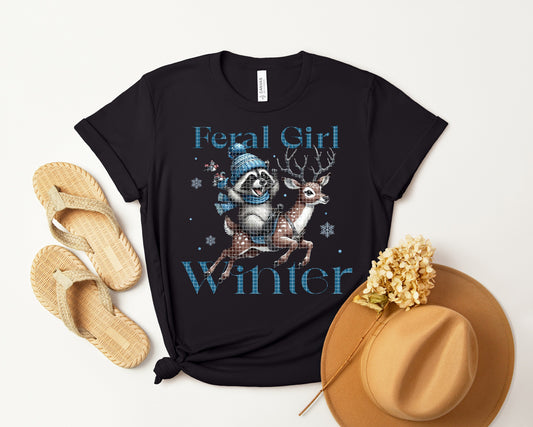 Feral Girl Winter Graphic Tee