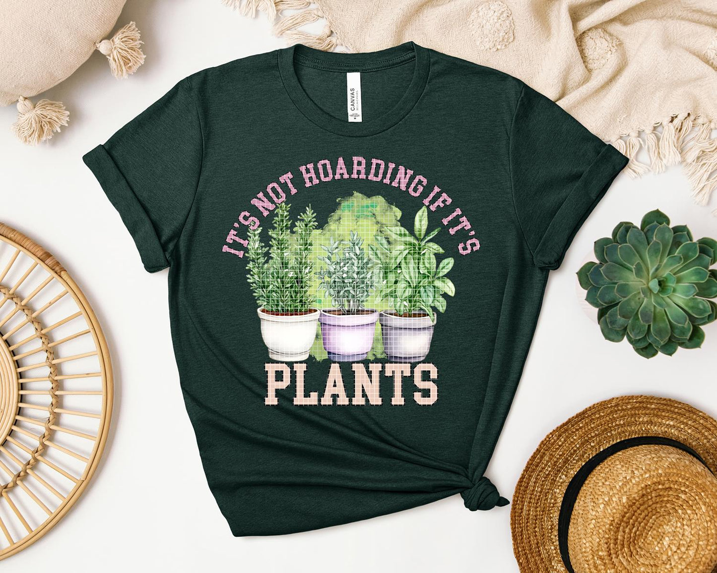 It's Not Hoarding If It's Plants Graphic Tee