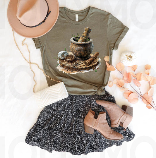 Mortar Herbalist Graphic Tee