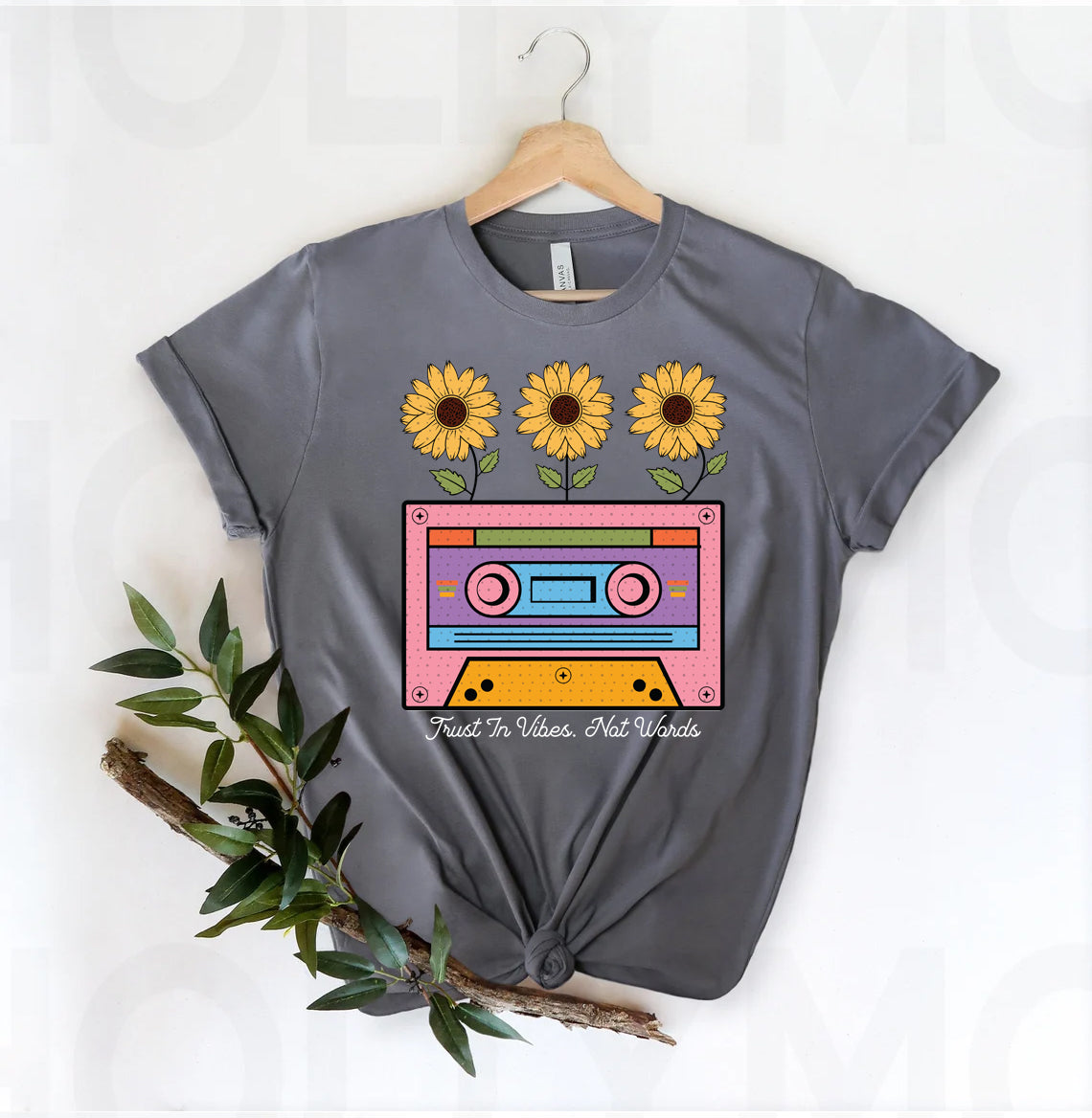 Trust in Vibes Not Words Graphic Tee