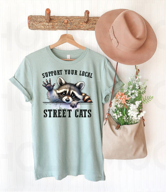Support Your Local Street Cats Graphic Tee