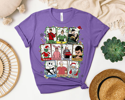Christmas Movies Tarot Graphic Tee