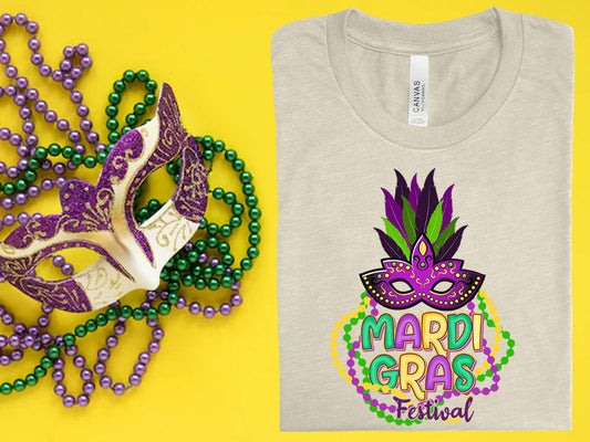 Mardi Gras Festival Graphic Tee