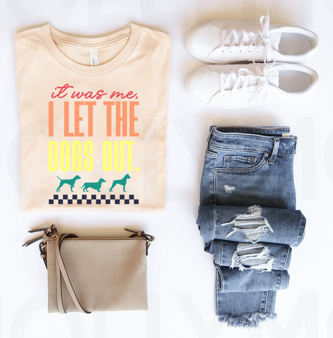 It Was Me I Let the Dogs Out Graphic Tee