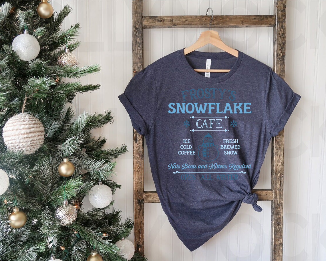 Frosty's Snowflake Cafe Graphic Tee