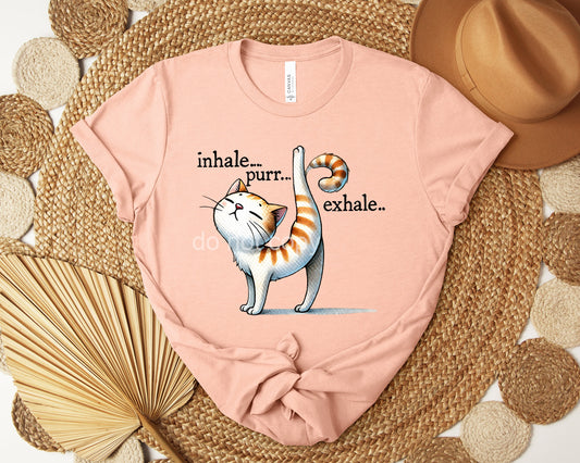 Inhale Purr Exhale Graphic Tee
