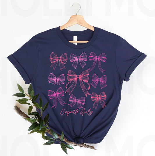 Coquette Girly Graphic Tee