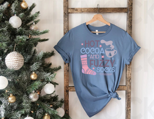 Hot Cocoa and Fuzzy Socks Graphic Tee