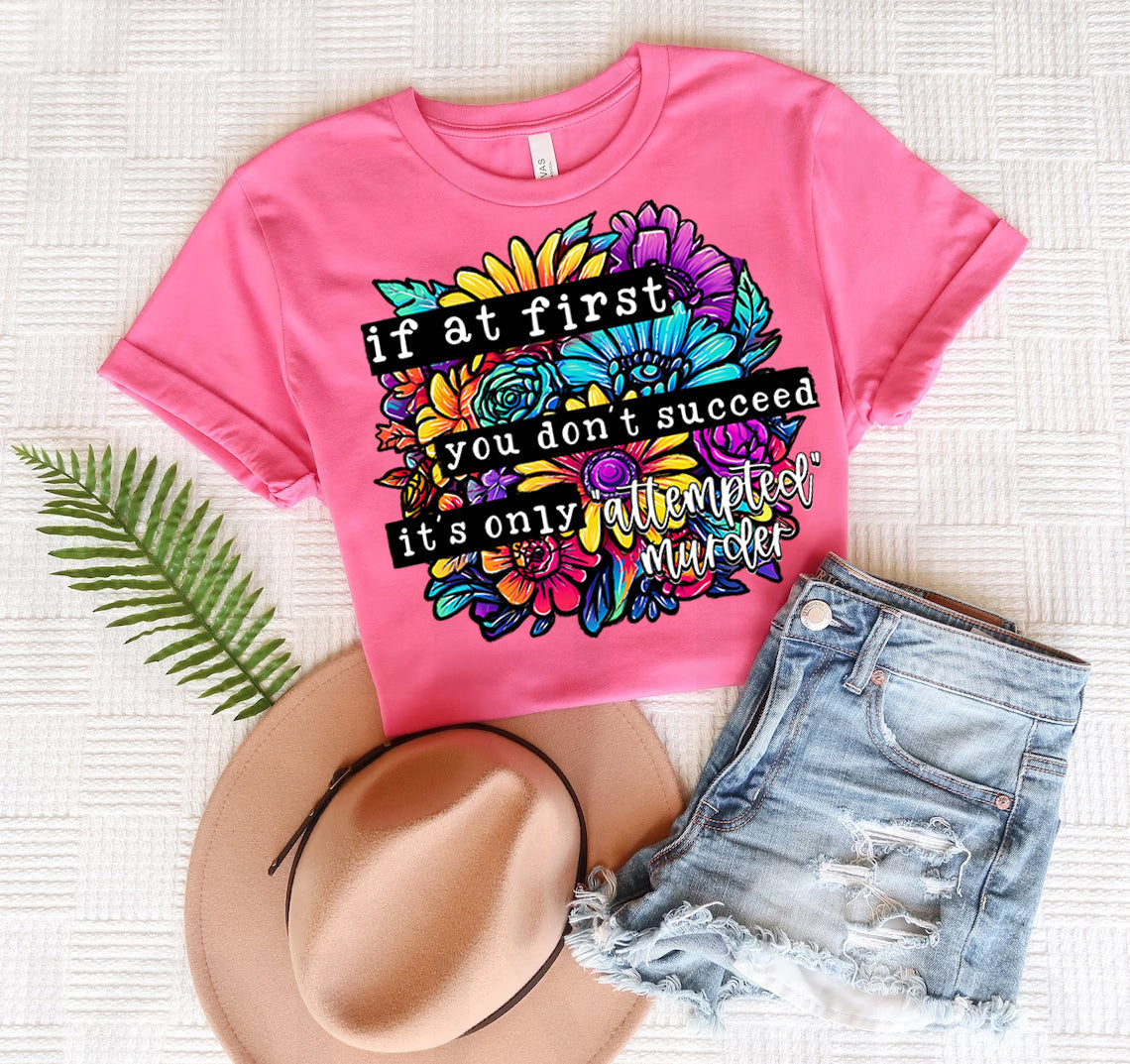 If At First You Don't Succeed Graphic Tee