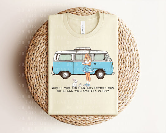Would You Like an Adventure Now Graphic Tee