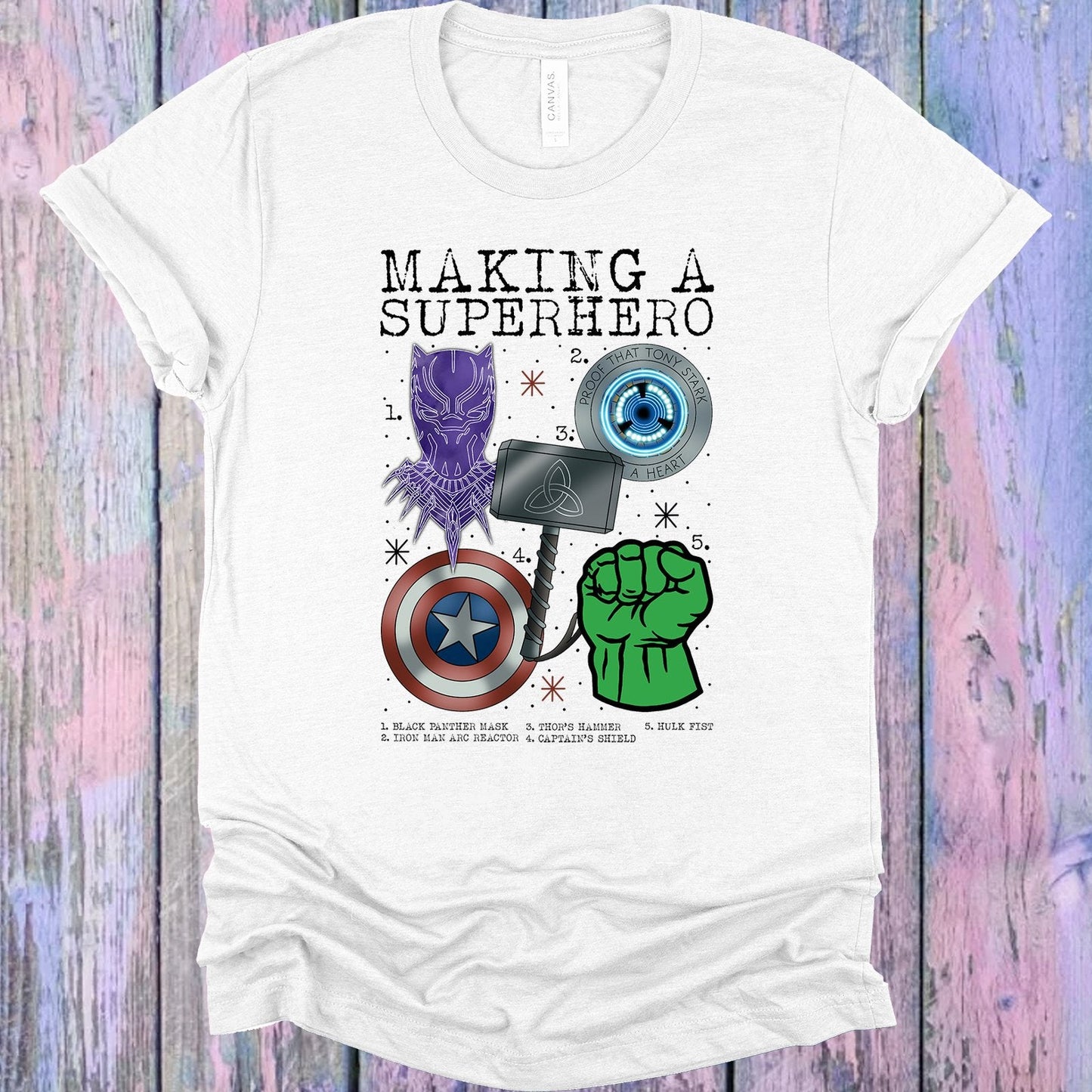 Making a Superhero Graphic Tee
