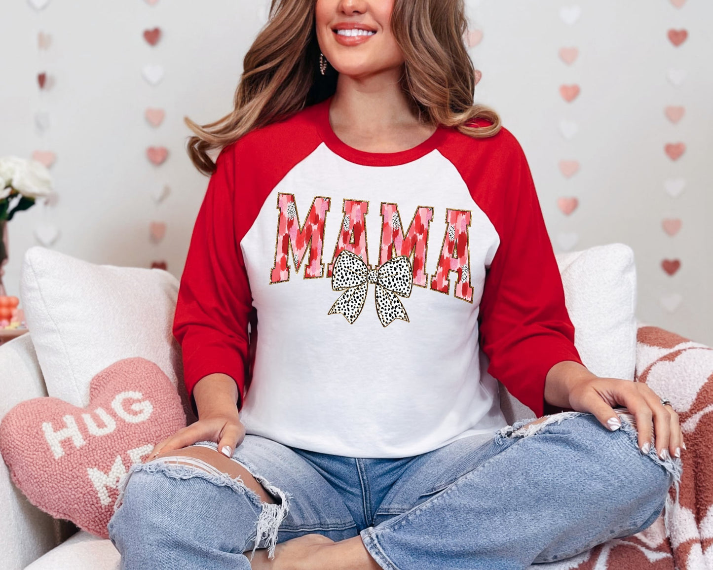 Mama Bow - Raglan Tee