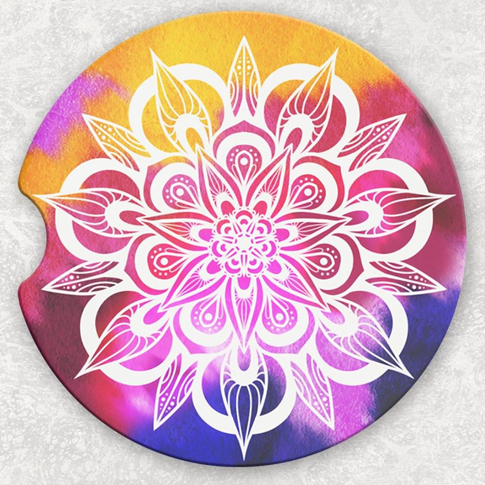 Car Coaster Set - Mandala
