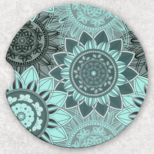Car Coaster Set - Mandala