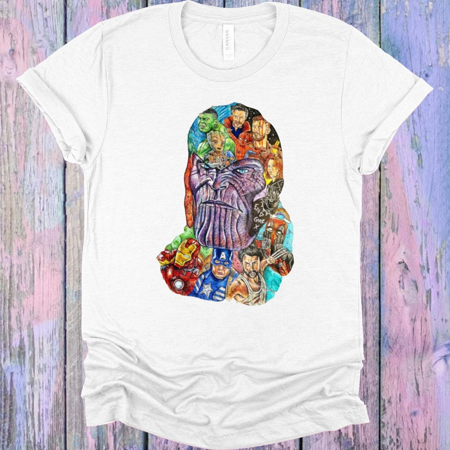 Thanos Collage Graphic Tee