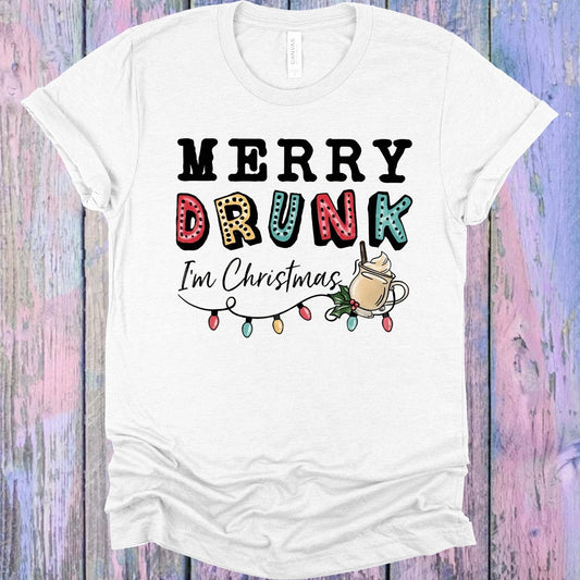 Merry Drunk I'm Christmas Graphic Tee