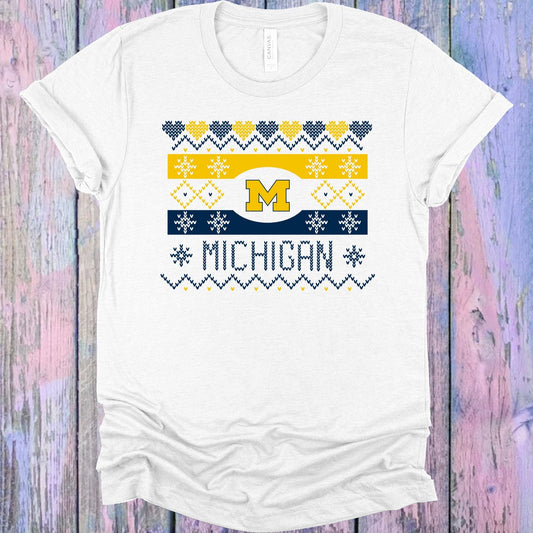 Michigan Ugly Sweater Graphic Tee